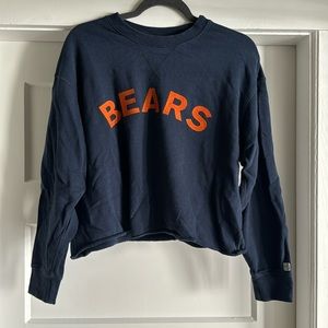 American Eagle Bears sweatshirt cropped